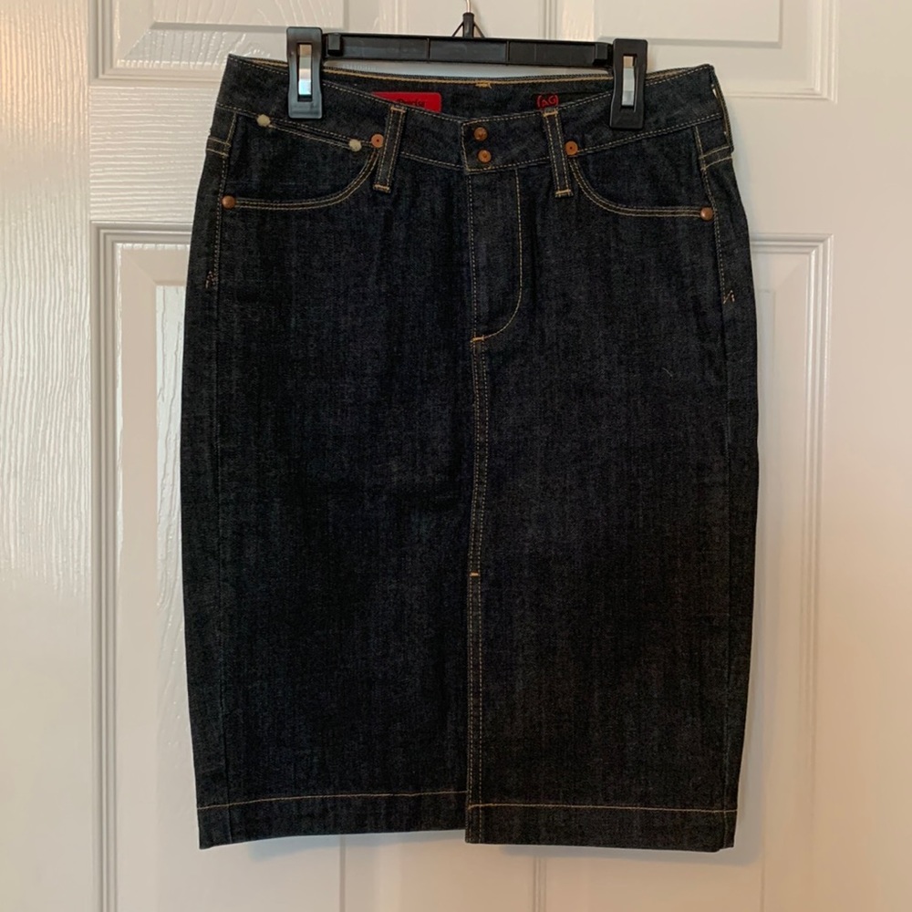AG Denim Pencil Skirt